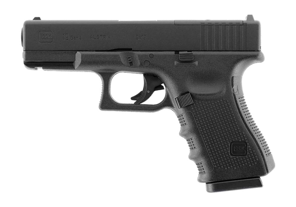 Pistolet 6mm GLOCK 19 GEN4 MOS CO2 12 BBs 2J BLACK UMAREX