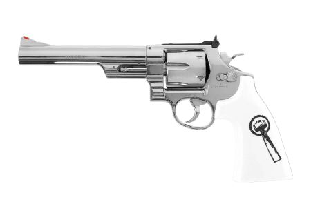 Revolver SMITH & WESSON 629 TRUST ME 6.5" CO2 SILVER WHITE UMAREX