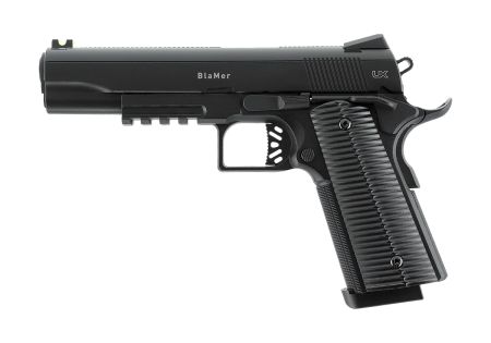 Pistolet 4.5mm (Bille) TYPE COLT 1911 BLAMER BLOWBACK CO2 BLACK