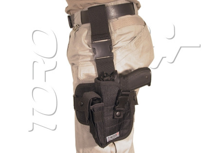 Holster de CUISSE GAUCHE AVEC PORTE CHARGEUR SWISS ARMS