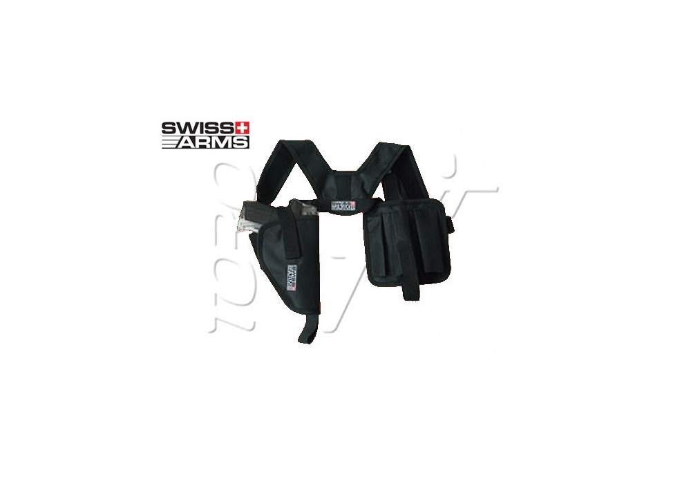 Holster d´épaule VERTICAL + POCHE CHARGEURS SWISS ARMS