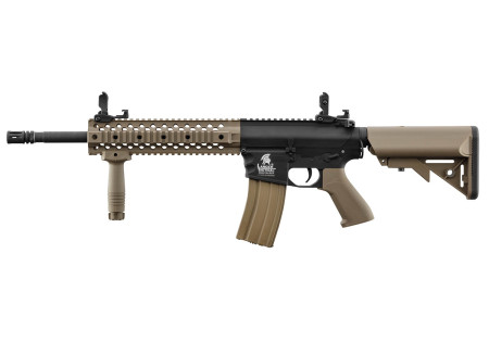 Fusil FIBRE LT12 M4 RIS EVO AEG LANCER TACTICAL TAN