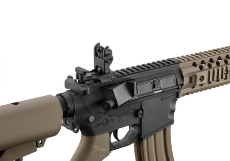 Fusil FIBRE LT12 M4 RIS EVO AEG LANCER TACTICAL TAN