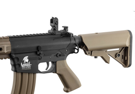 Fusil FIBRE LT12 M4 RIS EVO AEG LANCER TACTICAL TAN