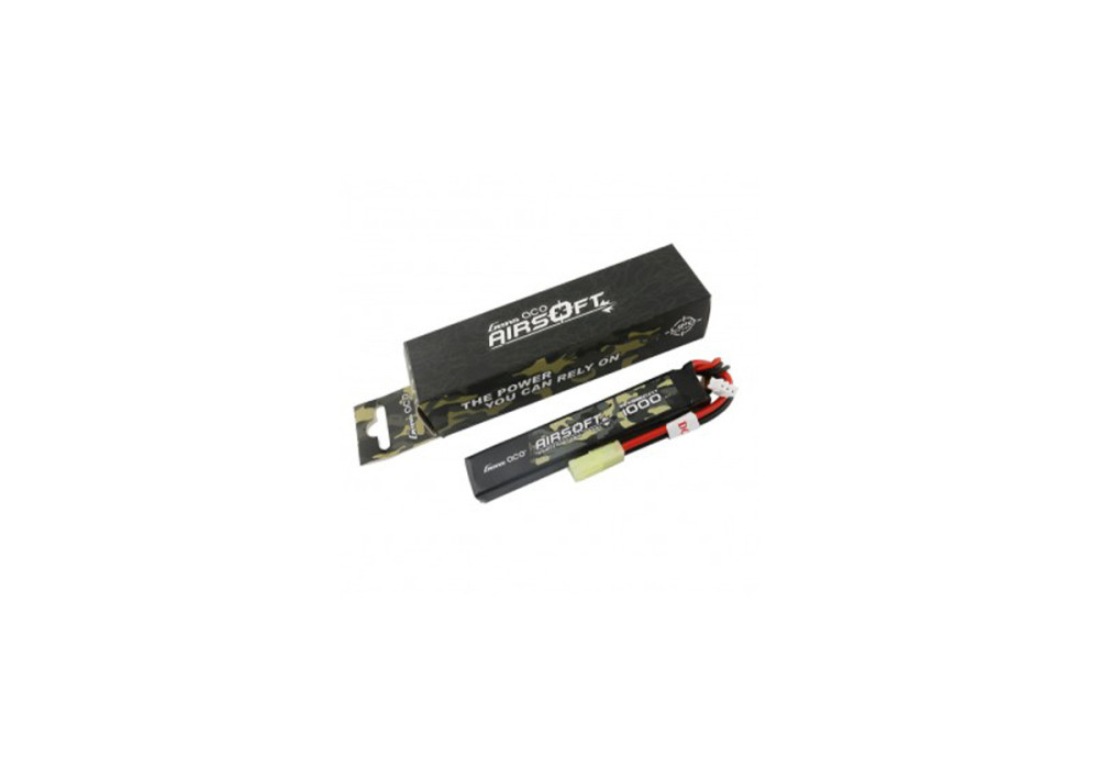 Batterie LIPO 7.4V 1000 mAh 25C 105x19x11mm 1 STICK MINI TAMIYA 2S1P GENS ACE