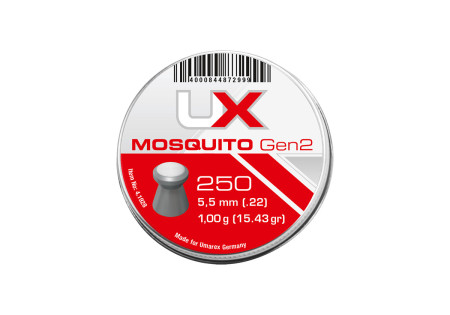 Plombs 5.5mm UMAREX MOSQUITO GEN2 PLATS 1g X250