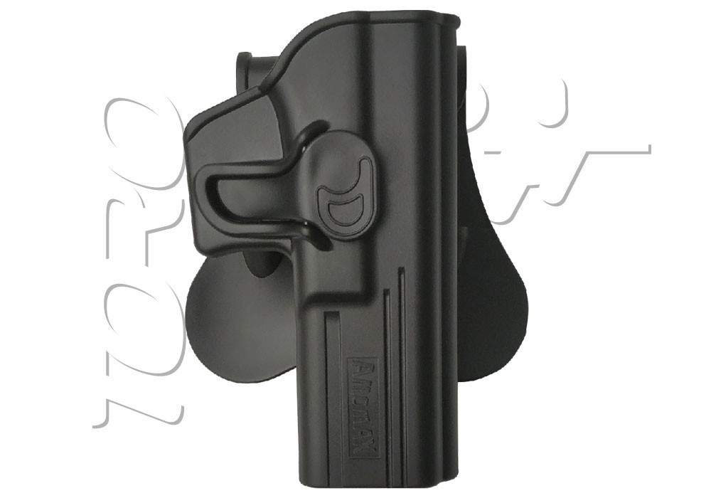 Holster RIGIDE CEINTURE ROTATIF DROITIER S&W M&P9 AMOMAX