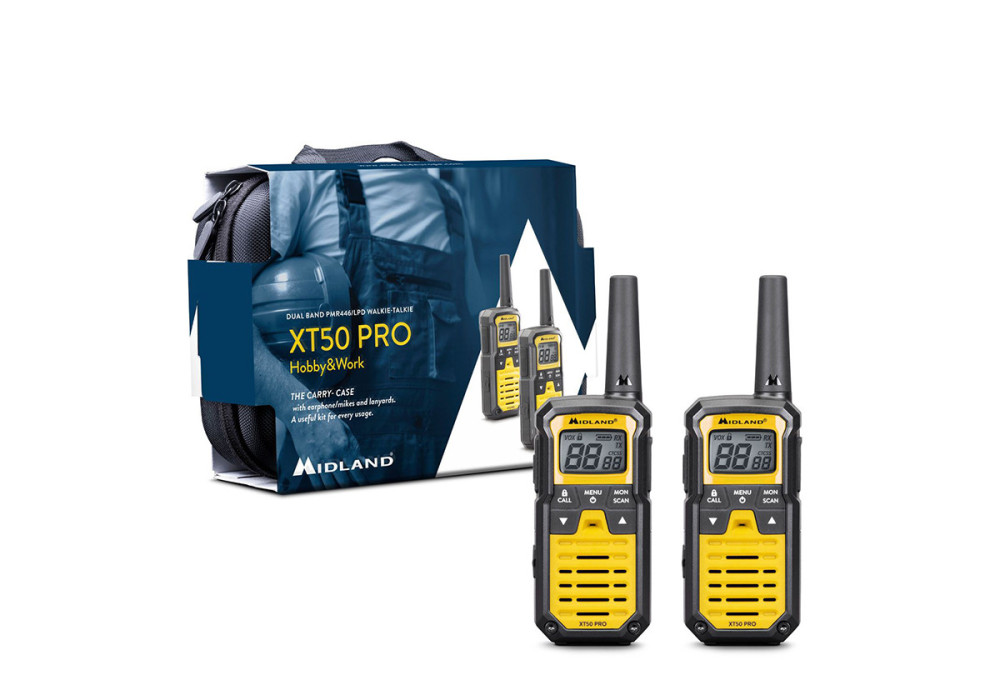 Talkie Walkie TALKERS XT50 PRO HOBBY & WORK MIDLAND X2