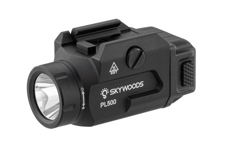 Lampe tactique RAFALE 500 LUMENS BLACK SKYWOODS