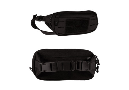 Poche CEINTURON BANANE LC PETIT 23.5x6x12 SYSTEME MOLLE BLACK MILTEC