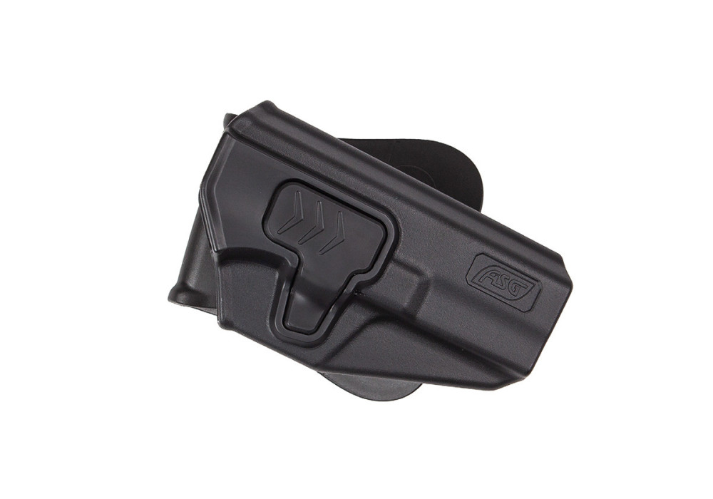 Holster RIGIDE CEINTURE ROTATIF DROITIER GLOCK MODELS ASG