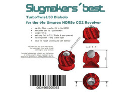 Balles 0.50 SLUG ACIER TURBOTWIST.50 T23-6 COMPATIBLE HDR50 X36