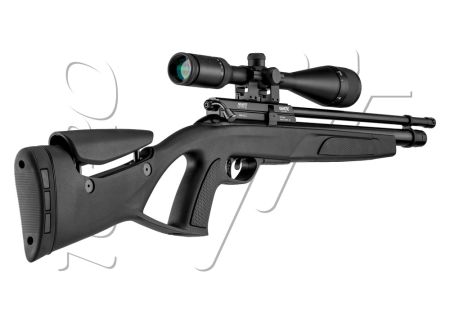 Carabine 5.5mm PCP COYOTE TACTICAL BLACK + LUNETTE + POMPE GAMO (E 29J) Catégorie C