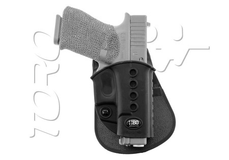 Holster RIGIDE CEINTURE ROTATIF DROITIER GLOCK G19 S19 BO MANUFACTURE