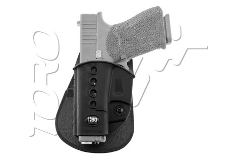 Holster RIGIDE CEINTURE ROTATIF GAUCHER GLOCK G19 S19 BO MANUFACTURE