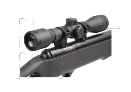 Carabine 4.5mm (Plomb) TAC1 NITROGEN SWISS ARMS BLACK + LUNETTE 4x32 (E 10J)