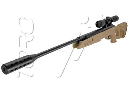 Carabine 4.5mm (Plomb) TAC1 SA1200 SWISS ARMS TAN + LUNETTE 4x32 (E 19.5J)