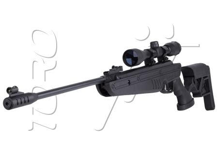 Carabine 4.5mm (Plomb) TG1 NITROGEN SWISS ARMS BLACK + LUNETTE 4X40 (E 10J)