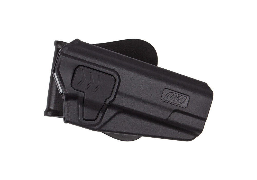 Holster RIGIDE CEINTURE ROTATIF DROITIER 1911 BLACK ASG