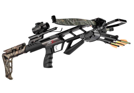 Arbalète JAG II PRO DELUXE 175 LIVRES CAMO + POINT ROUGE 3 POINTS EK ARCHERY