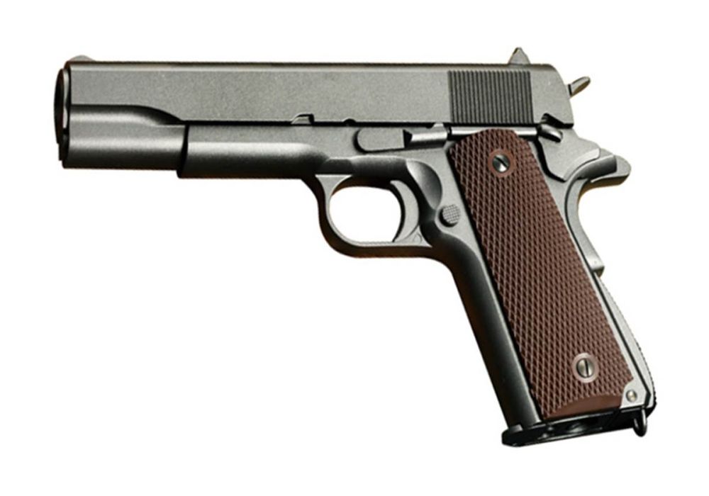 Pistolet 4.5mm (Billes) COLT 1911 FULL METAL BLOWBACK (E 1.7J) CO2 BLACK KWC