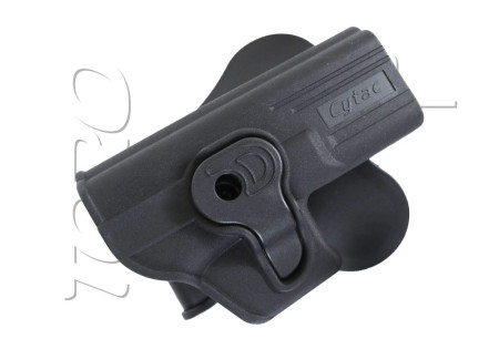 Holster RIGIDE CEINTURE ROTATIF DROITIER POUR WE TM KJW CYTAC