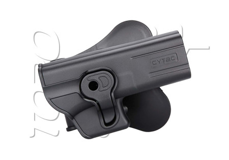 Holster RIGIDE CEINTURE ROTATIF DROITIER GLOCK 21 CYTAC