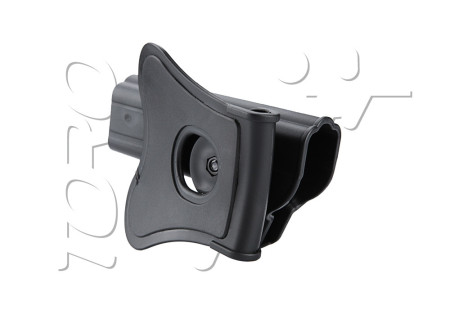 Holster RIGIDE CEINTURE ROTATIF DROITIER GLOCK 21 CYTAC