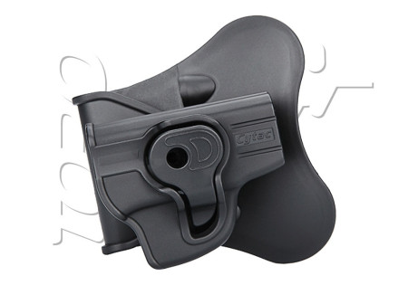 Holster RIGIDE CEINTURE ROTATIF DROITIER KEL-TAC/TAURUS TCP/RUGER CYTAC