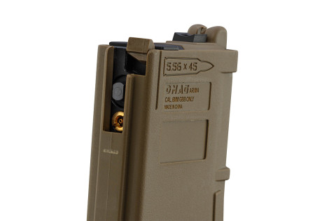 Chargeur GAZ TYPE M4 GBBR G101 TAN 35 BBs DOUBLE EAGLE