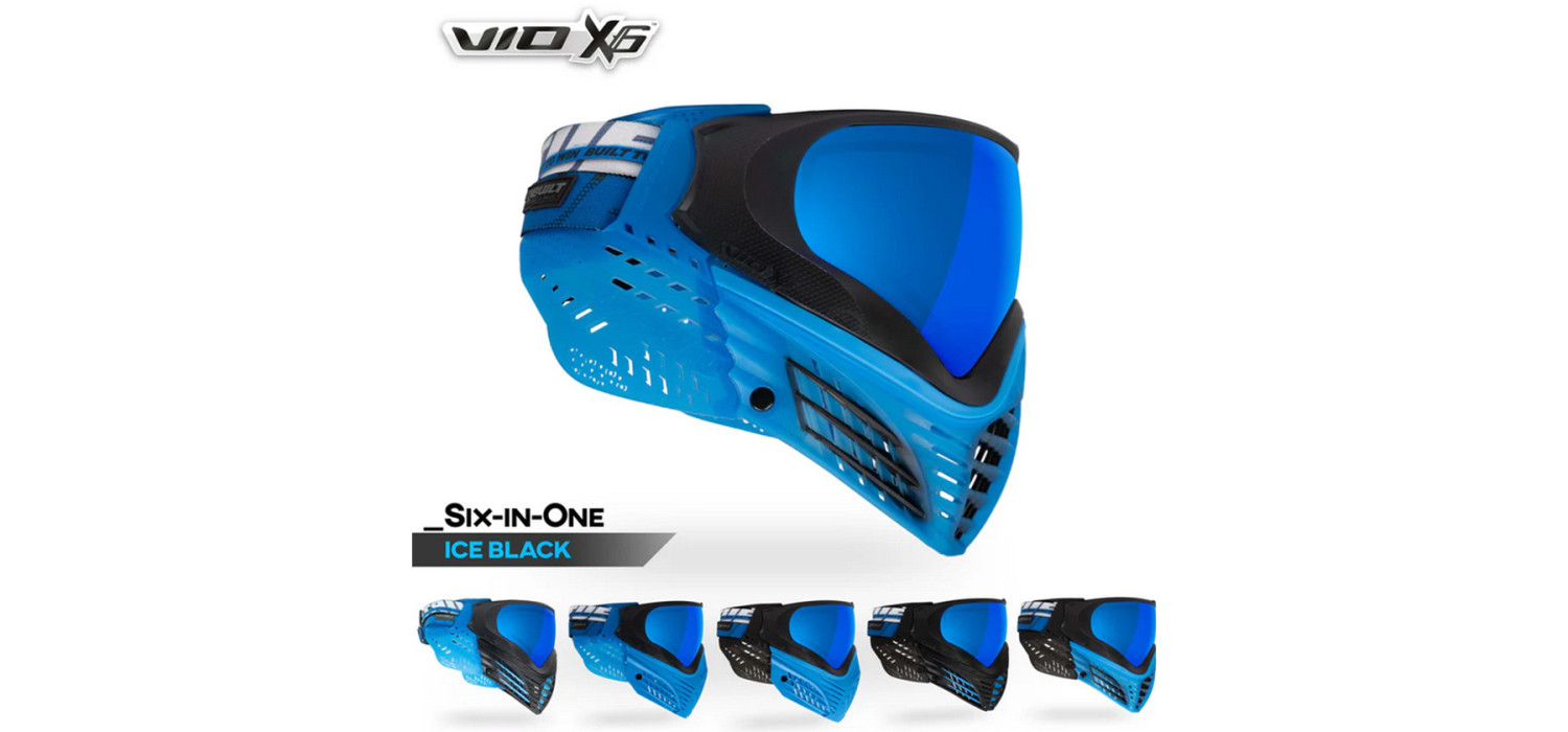 masque VIRTUE VIO X6 THERMAL ICE BLACK BLUE