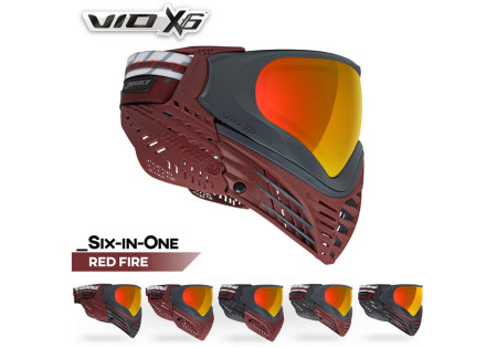 masque VIRTUE VIO X6 THERMAL RED FIRE