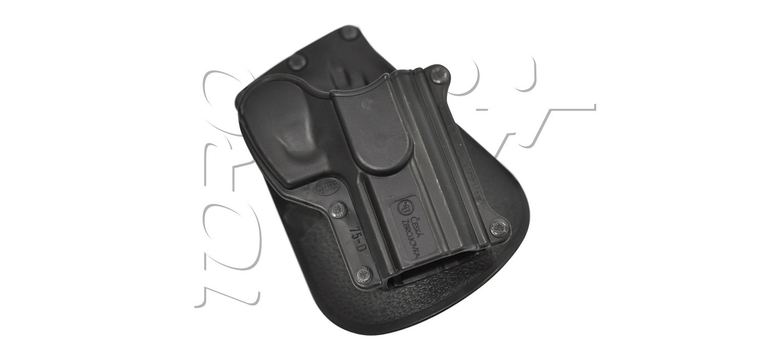 Holster RIGIDE CEINTURE FIXE DROITIER CZ 75 P07/P09 CZ DUTY FOBUS