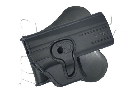 Holster RIGIDE CEINTURE ROTATIF DROITIER CZ P07 P09 BLACK ASG