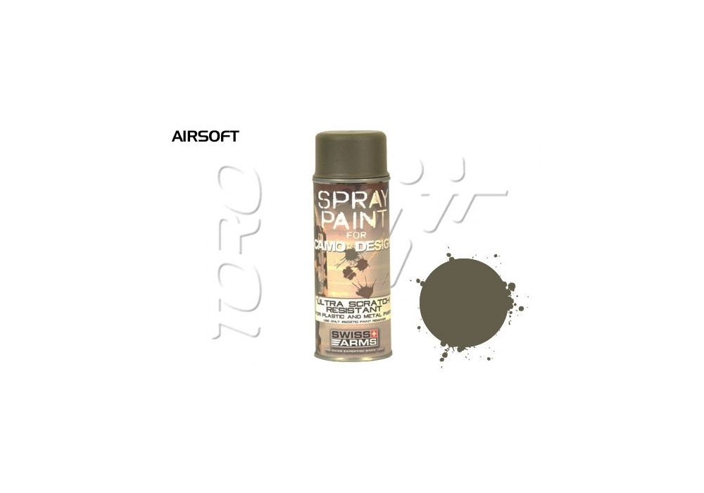 Peinture BOMBE SPRAY SWISSARMS DARK EARTH 400ML