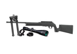 PACK Carabine 22LR FORCE B1 ALLWEATHER HAMMERLI ARMS - Catégorie C + LUNETTE KONUSPRO 4-16X50 + BIPIED + ANNEAUX DE MONTAGE