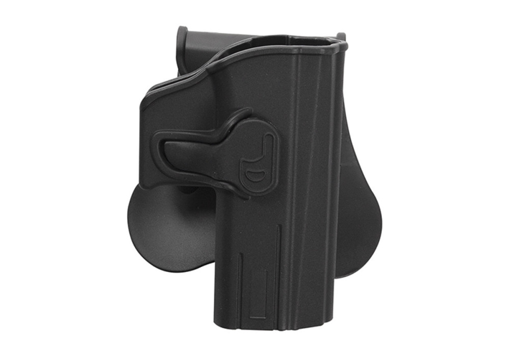 Holster RIGIDE CEINTURE ROTATIF DROITIER CZ P07 P09 BLACK ASG