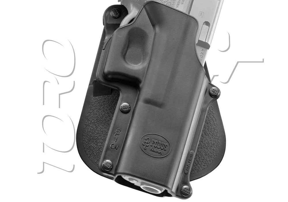 Holster RIGIDE CEINTURE ROTATIF DROITIER GLOCK 20/21 FOBUS