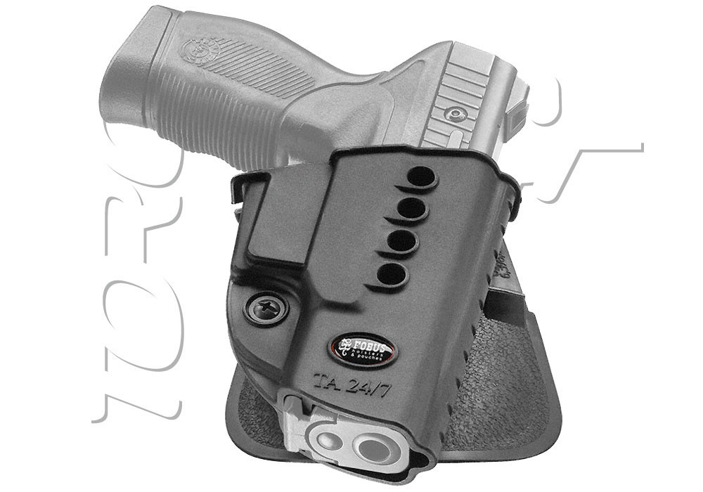 Holster RIGIDE CEINTURE ROTATIF DROITIER TAURUS PT 24/7 FOBUS