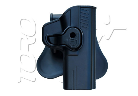 Holster RIGIDE PADDLE ROTATIF POUR S&W M&P9 SWISS ARMS