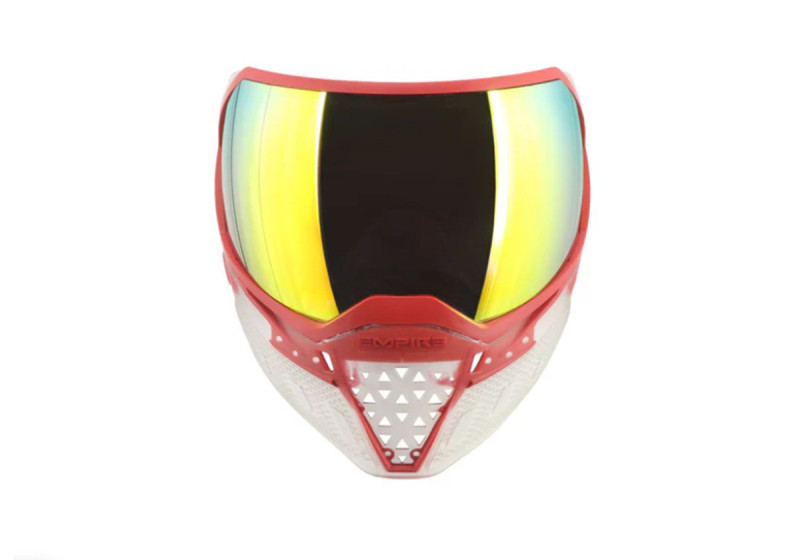 masque EMPIRE EVS CRYSTAL SE RED ECRAN THERMAL CHROME FIRE