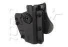 Holster RIGIDE CEINTURE ROTATIF ADAPT-X LEVEL 2 AMBIDEXTRE UNIVERSEL BLACK SWISS ARMS