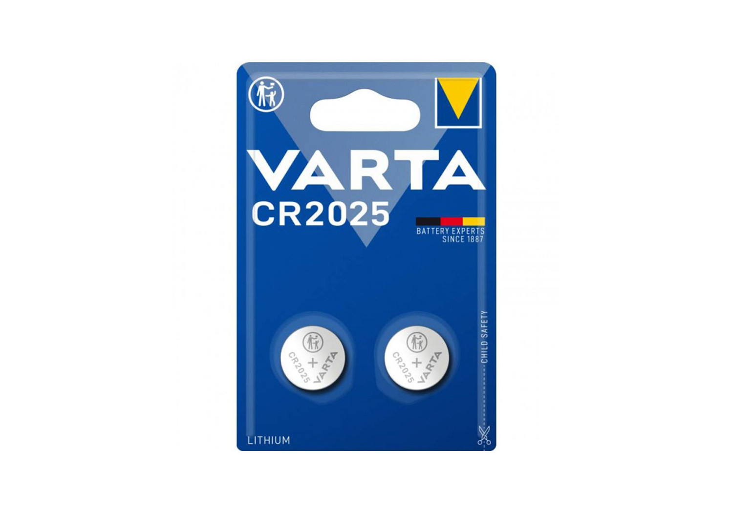 Piles CR2025 3V LITHIUM VARTA X2