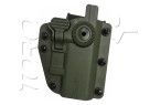 Holster RIGIDE CEINTURE ROTATIF ADAPT-X LEVEL 2 AMBIDEXTRE UNIVERSEL OLIVE SWISS ARMS