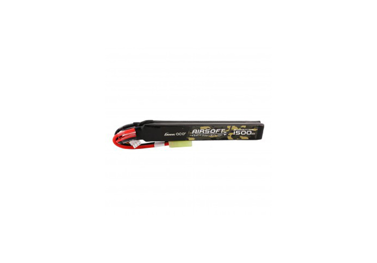 Batterie LIPO 7.4V 1500 mAh 25C 110x15x20mm 2 STICKS MINI TAM GENSACE