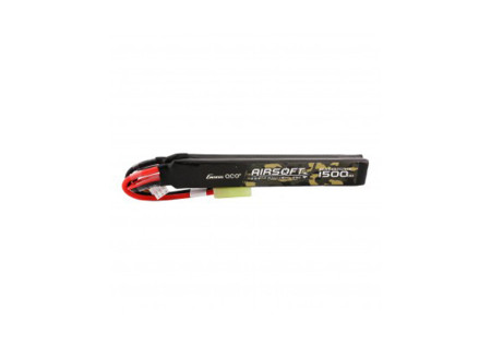 Batterie LIPO 7.4V 1500 mAh 25C 110x15x20mm 2 STICKS MINI TAM GENSACE