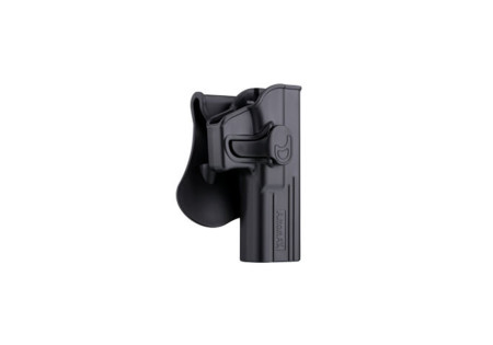 Holster RIGIDE CEINTURE ROTATIF DROITIER G2 GLOCK G19 AMOMAX