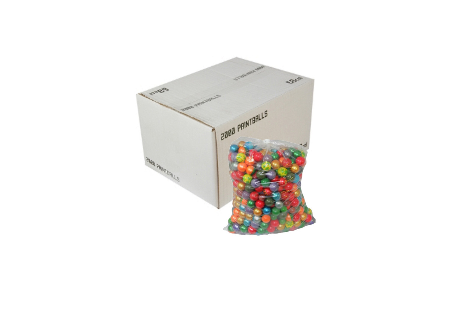 Carton de 2000 RAINBOW ASSORTED 0.68