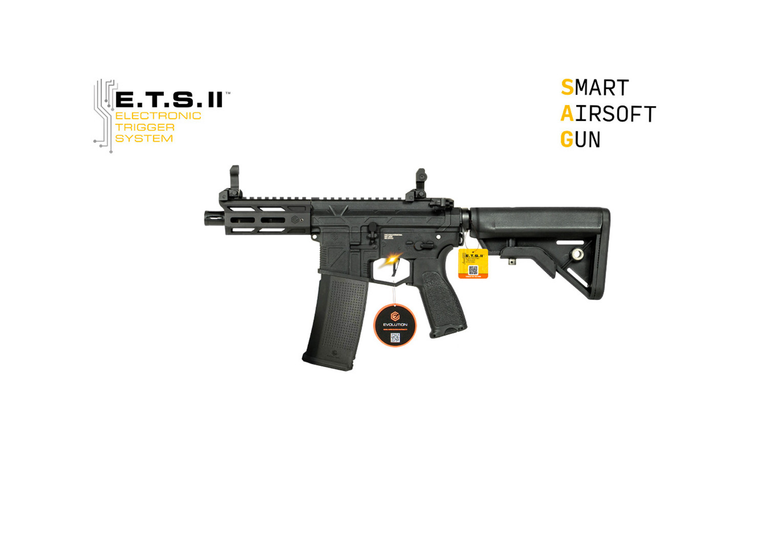 Fusil EVOLUTION GHOST XS EMR CARBONTECH ETS.II EVOLUTION AIRSOFT