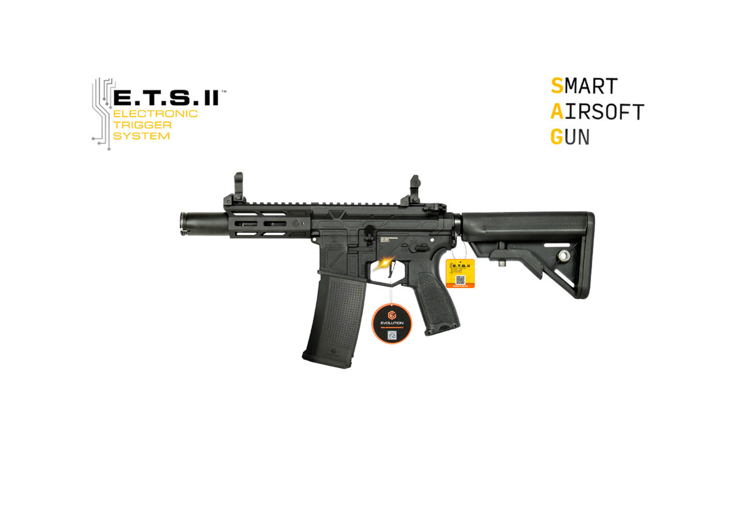 Fusil EVOLUTION GHOST XS EMR AMPLIF CARBONTECH ETS.II EVOLUTION AIRSO